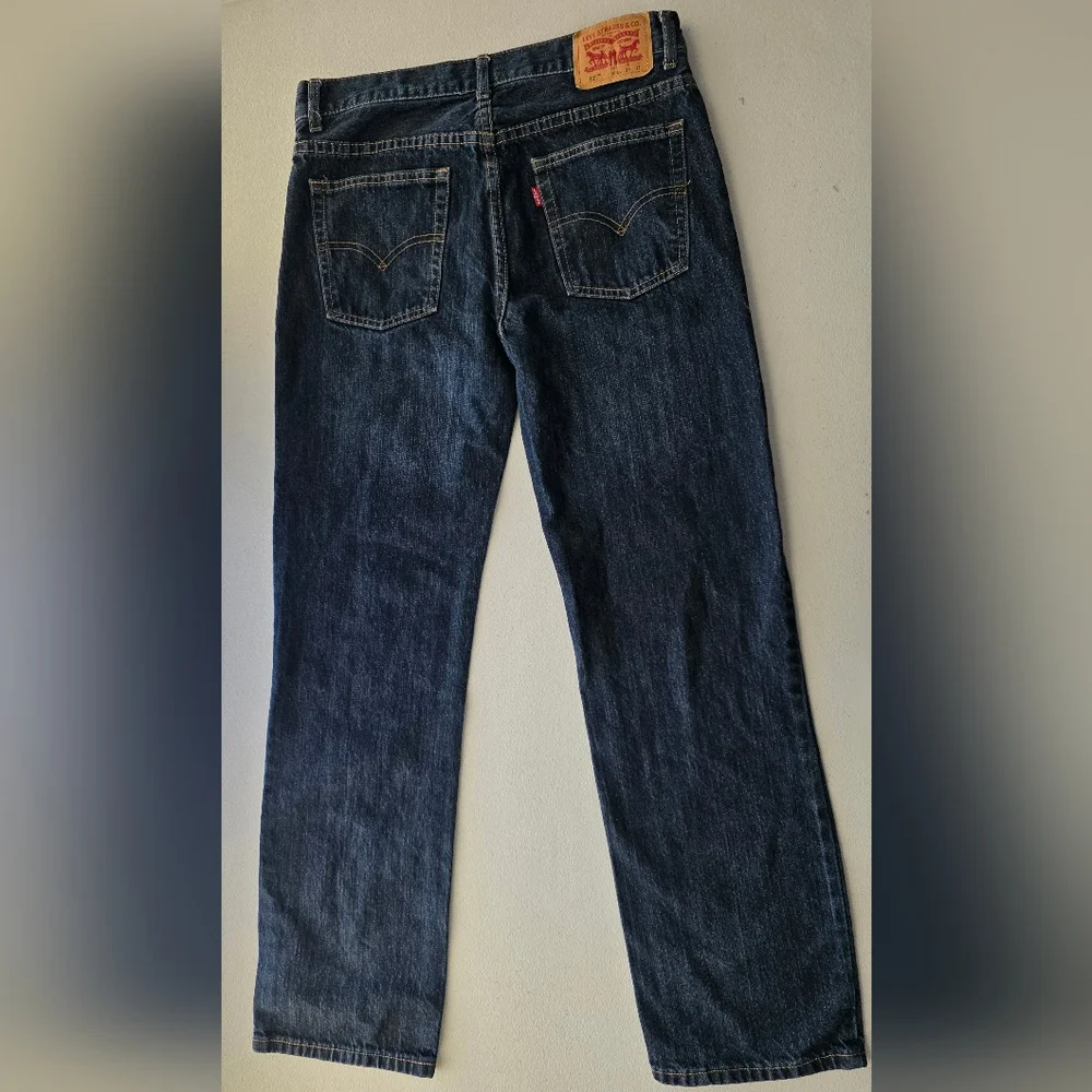 Levi Strauss 514 Straight Leg Denim Dark Indigo Blue Minimalist Core Indie Skate - Picture 9 of 13